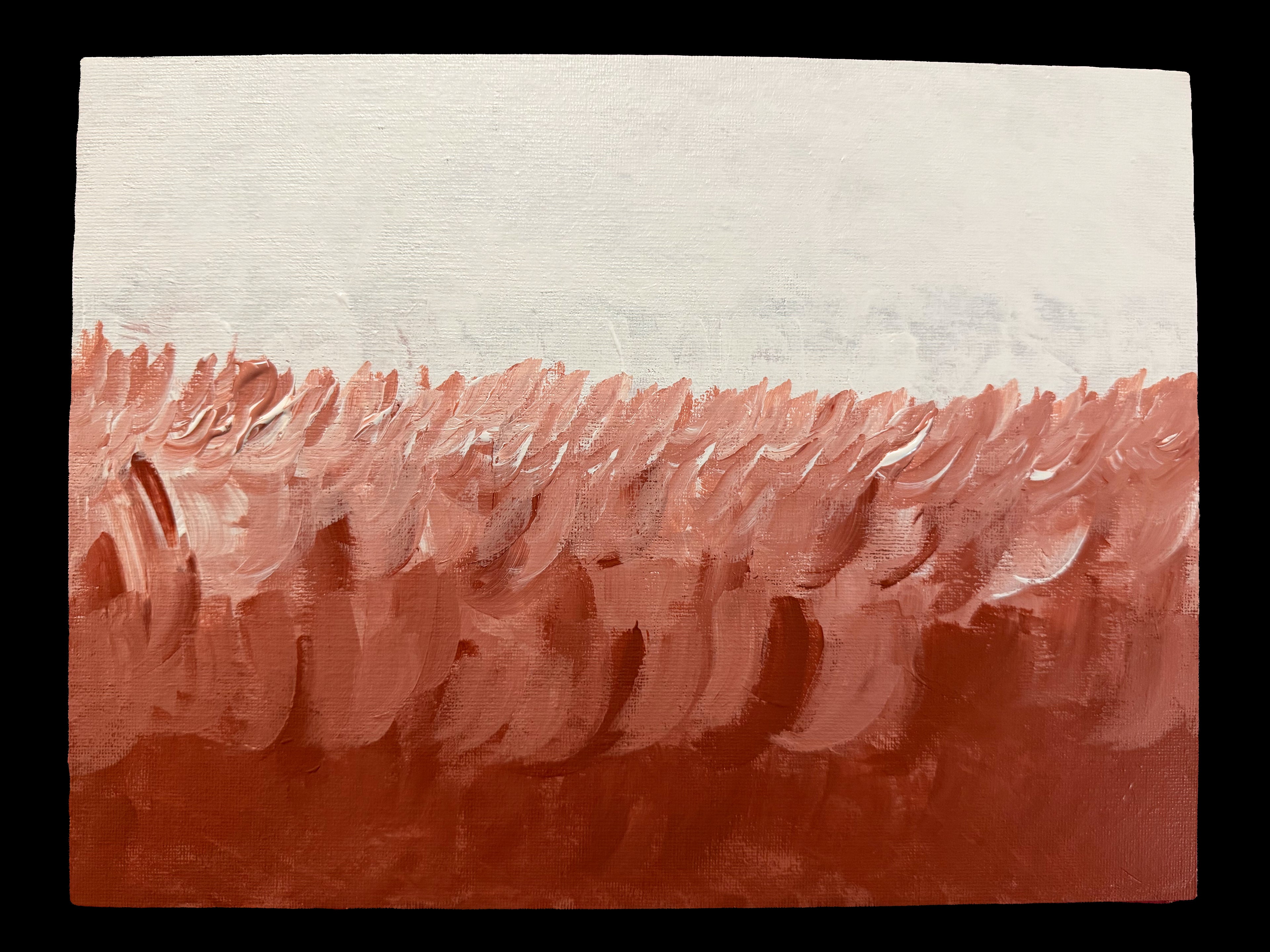 9 x 12 Hand Painted Iced Coffee Art