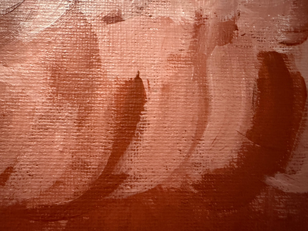 9 x 12 Hand Painted Iced Coffee Art