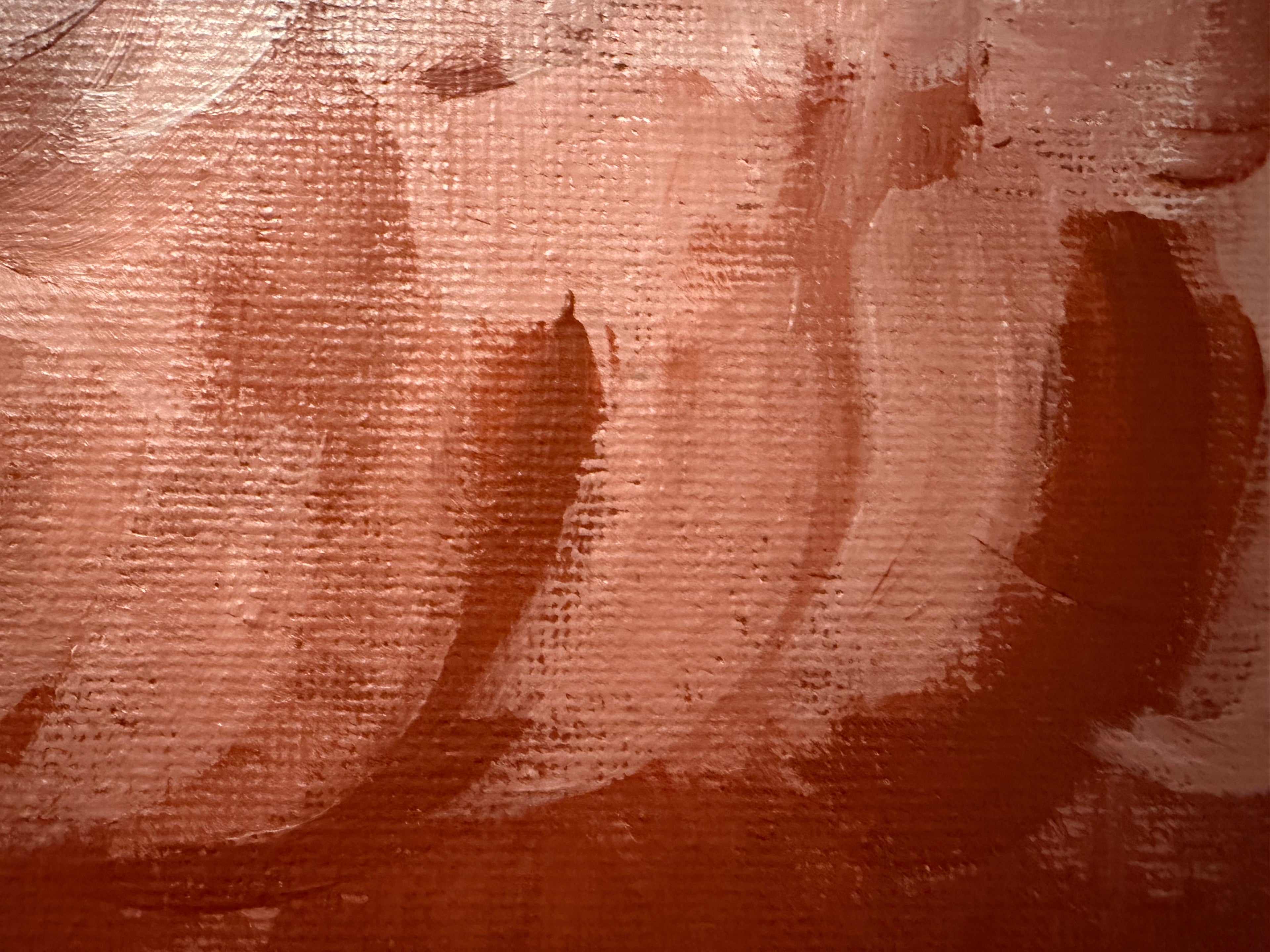 9 x 12 Hand Painted Iced Coffee Art